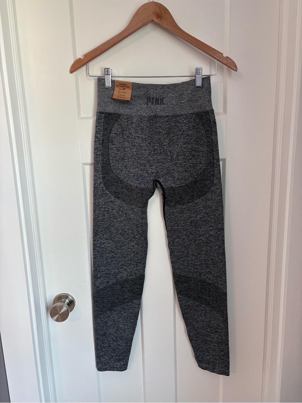 PINK Victoria's Secret Dark Gray Seamless Active Leggings